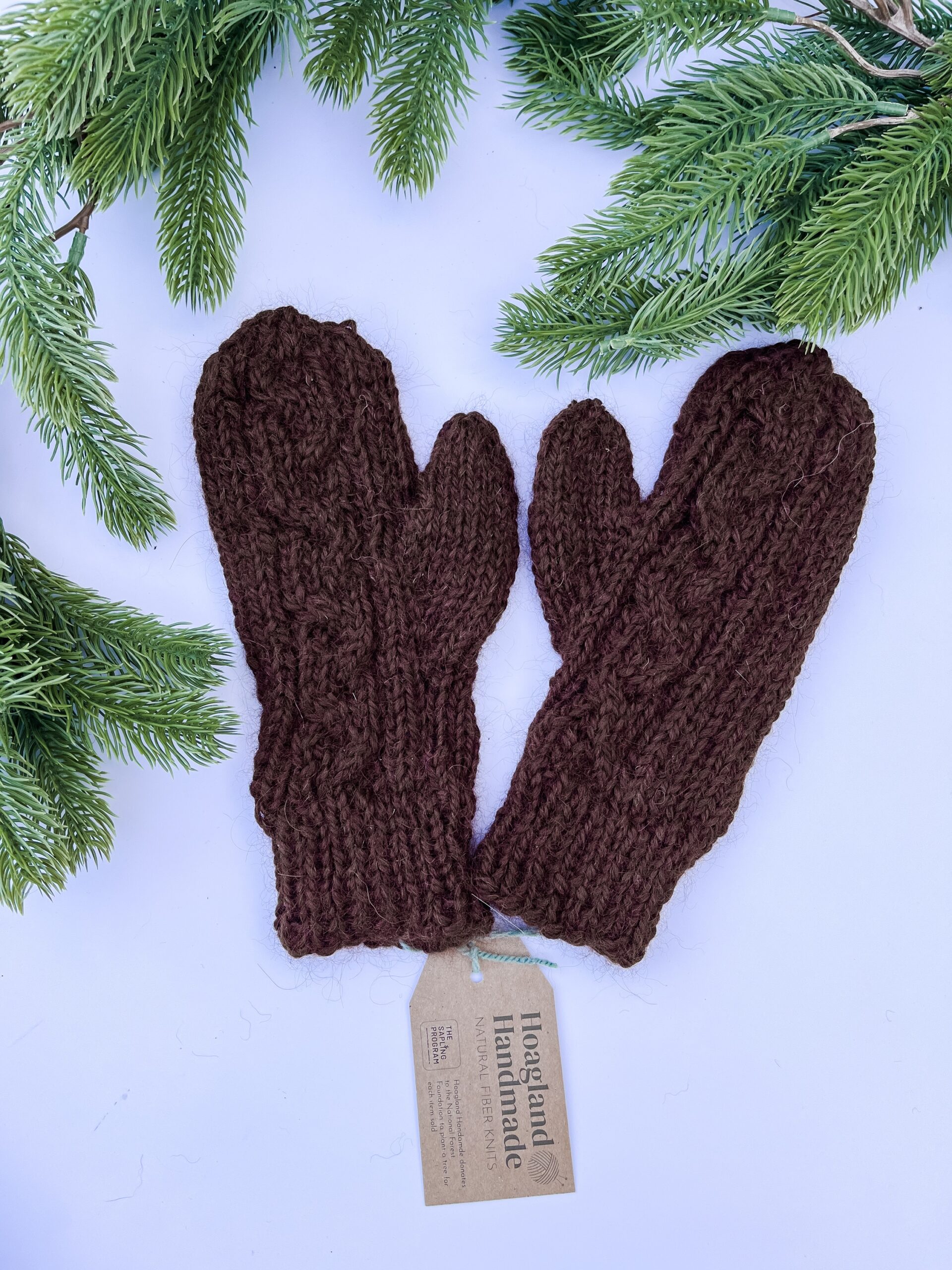 Natural Virginia-raised alpaca mittens - Image 5